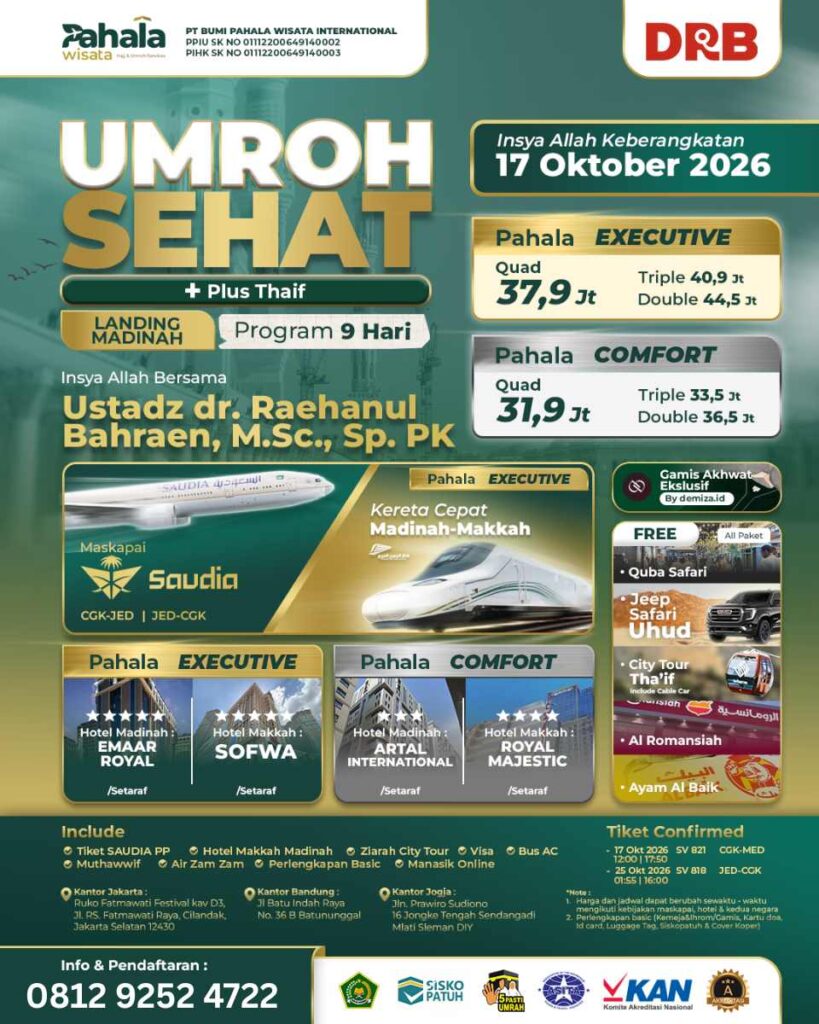 UMROH SEHAT 17 OKTOBER 2026